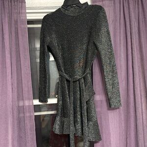 Speechless ruffled hem long sleeve dress. Xs. Worn once.